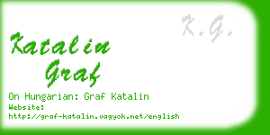 katalin graf business card